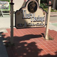 Thai Hachapi Sign out front  at Thai Hachapi  in Tehachapi