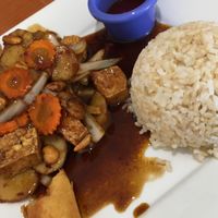 Cashew tofu  at Thai Hachapi  in Tehachapi