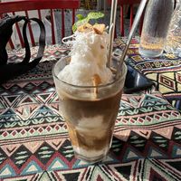 Coconut coffee  at Nook Eatery in Hue