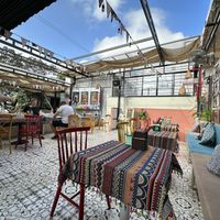 Upstairs of the venue  at Nook Eatery in Hue