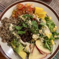 Vegan buddha bowl  at Nook Eatery in Hue