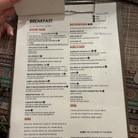 Menu  at Nook Eatery in Hue