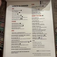 Menu  at Nook Eatery in Hue