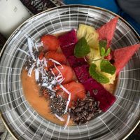 Mango smoothie bowl  at Nook Eatery in Hue