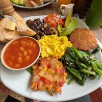 Full vegan english breakfast  at Nook Eatery in Hue