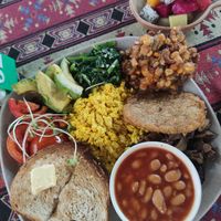 Vegan Big Breakfast at Nook Eatery in Hue