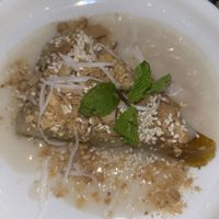 Banana tapioca cake  at Nook Eatery in Hue