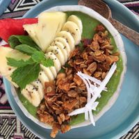 Green smoothie bowl  at Nook Eatery in Hue