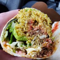 John Claude Van Randy Burrito w/ Chorizo at Two Dollar Radio Headquarters in Columbus