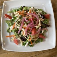 Best ever side salad  #Veganuary at Two Dollar Radio Headquarters in Columbus