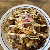 Walnut Chorizo Chilaquiles  at Two Dollar Radio Headquarters in Columbus
