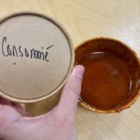 Sauce for the burrito  at Two Dollar Radio Headquarters in Columbus