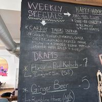 Menu   at Two Dollar Radio Headquarters in Columbus