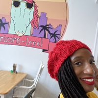 Magical people love magical places!  at Two Dollar Radio Headquarters in Columbus