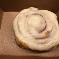Cinnamon roll  at Two Dollar Radio Headquarters in Columbus