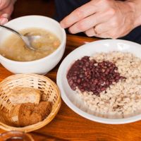 Lunch plate at Club Centro Macrobiotico in Milan