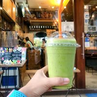 Green smoothie  at VAVA Frozen Yogurt - Thae Pae Gate in Chiang Mai