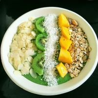 green goddess smoothie bowl at VAVA Frozen Yogurt - Thae Pae Gate in Chiang Mai