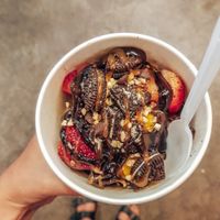 Frozen yogurt at VAVA Frozen Yogurt - Thae Pae Gate in Chiang Mai