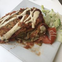 Vegan lasagne  at RAWR Bar in Apollo Bay