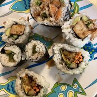 Vegan rolls  at Sushi Yah Man in Noosa Heads