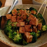 Ma po tofu is vegan! at P.F. Chang's in Seoul
