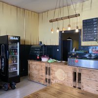 Counter  at My Hummus in Luebeck