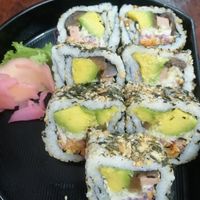 Avocado sushi at Nop Nan in Bangkok