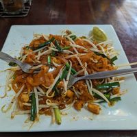 Best vegan Pad Thai we had in a month in Bangkok at Nop Nan in Bangkok