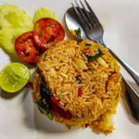 Tom Yum Fried Rice at Nop Nan in Bangkok