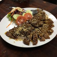 Vegan teriyaki duck at Nop Nan in Bangkok