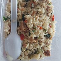 Phad kaprow rice at Nop Nan in Bangkok