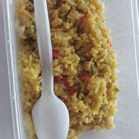 Yellow curry rice at Nop Nan in Bangkok