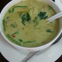 Green curry at Nop Nan in Bangkok