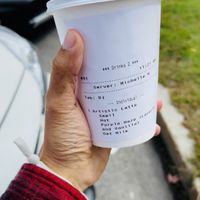 Yum latte  at The Met Coffee House and Art Gallery in North Conway