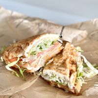 Pilgrim sandwich with vegan cheese   at Ike's - N 4th St in Phoenix