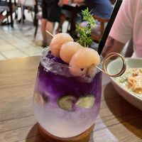 Lychee soda  at Anthony Vegetarian Restaurant in Malacca