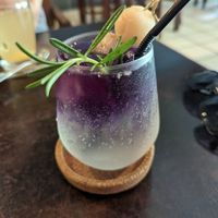 Lychee soda at Anthony Vegetarian Restaurant in Malacca