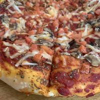 Vegan pizza  at Trail Rider in Cedar Crest