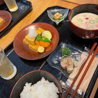 Koya Tofu teishoku   at Cafe Guri in Kamakura