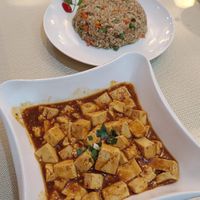 Tofu w/ fried rice at Le Nouveau Dragon in Casablanca