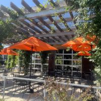 outdoor seating  at King Dough in Indianapolis