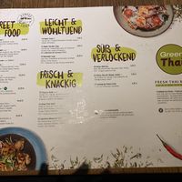 Aktuelle Karte  #Veganuary at Green Thai in Frankfurt