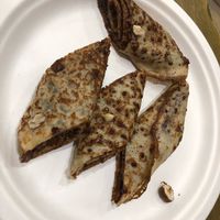 Pancakes with chocolate filling very yummy  at The Saints Stores in Thessaloniki