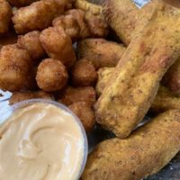 Fried Tofu & Tots  at Detroit Street Filling Station in Ann Arbor