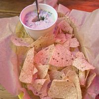 Spinach dip  at Detroit Street Filling Station in Ann Arbor