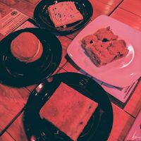 Desserts! Pop tart, s'mores bar cookies and cream cheesecake, pumpkin whoopie pie at Detroit Street Filling Station in Ann Arbor