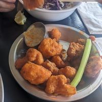 Buffalo cauliflower at Detroit Street Filling Station in Ann Arbor