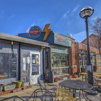 One of my favorite places to eat- ever! 🌱  at Detroit Street Filling Station in Ann Arbor