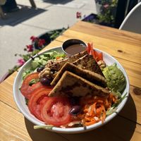 Lumberjack salad   at Detroit Street Filling Station in Ann Arbor